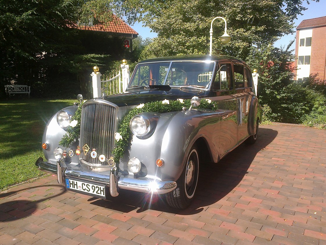 Hochzeitsauto: Bentley 1959, silber-schwarz