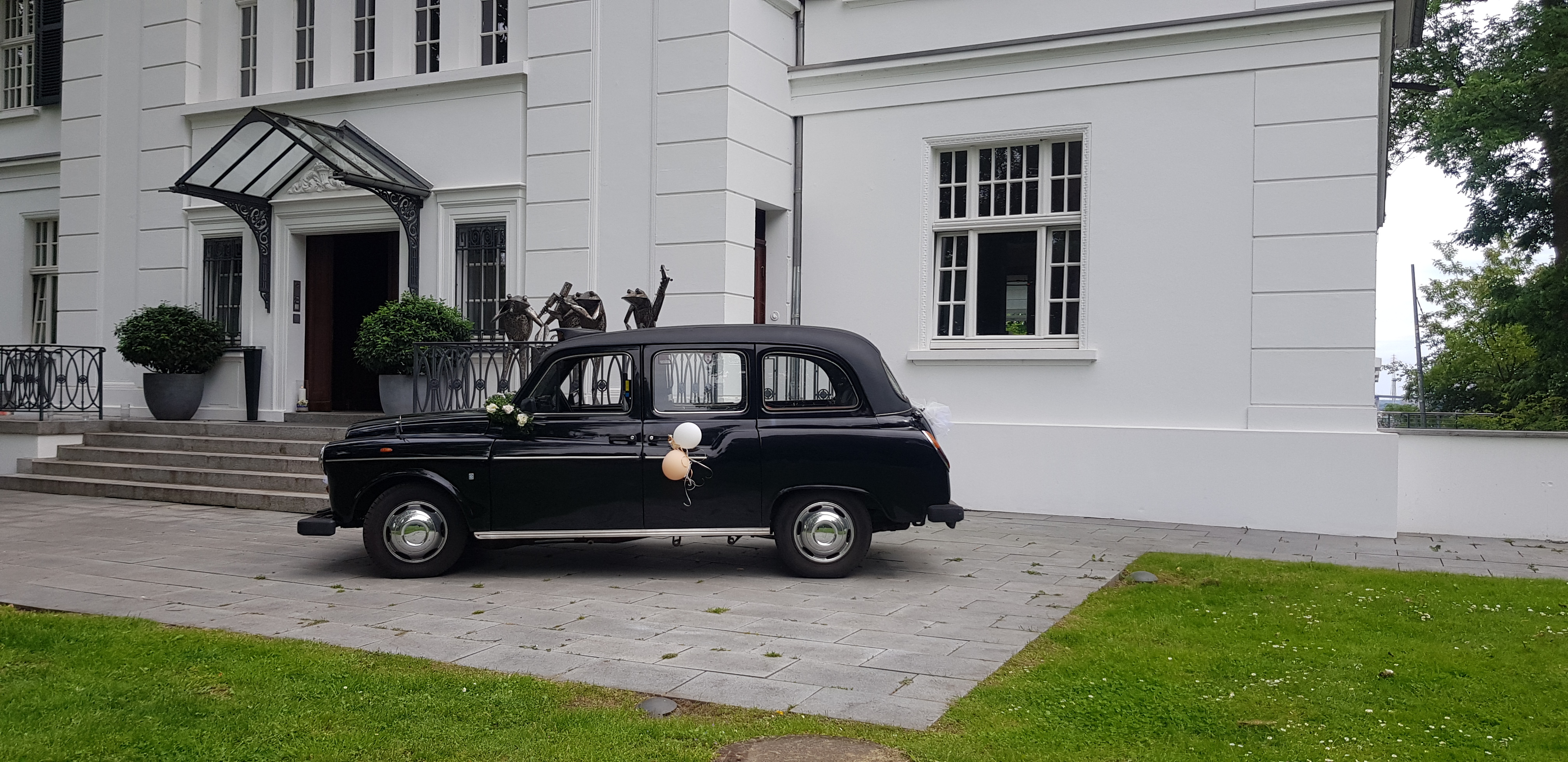 Hochzeitsauto: London Taxi, Oldtimer, schwarz
