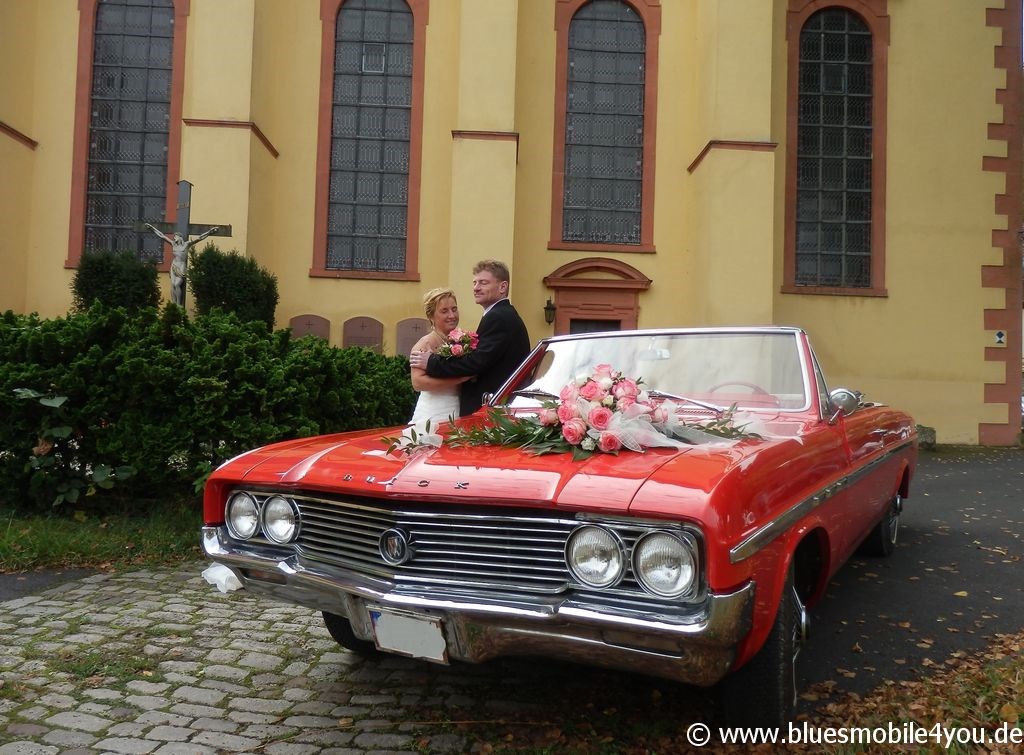 Hochzeitsauto: Romantisches US Cabriolet als Hochzeitsauto - Buick Skylark Cabrio von bluesmobile4you