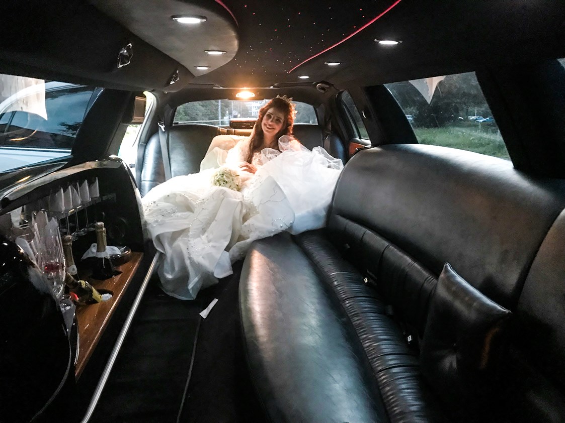 Hochzeitsauto: Klassische Lincoln Stretchlimousine