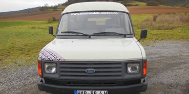 Hochzeitsauto-Vermietung - PLZ 97688 (Deutschland) - Ford Transit von bluesmobile4you