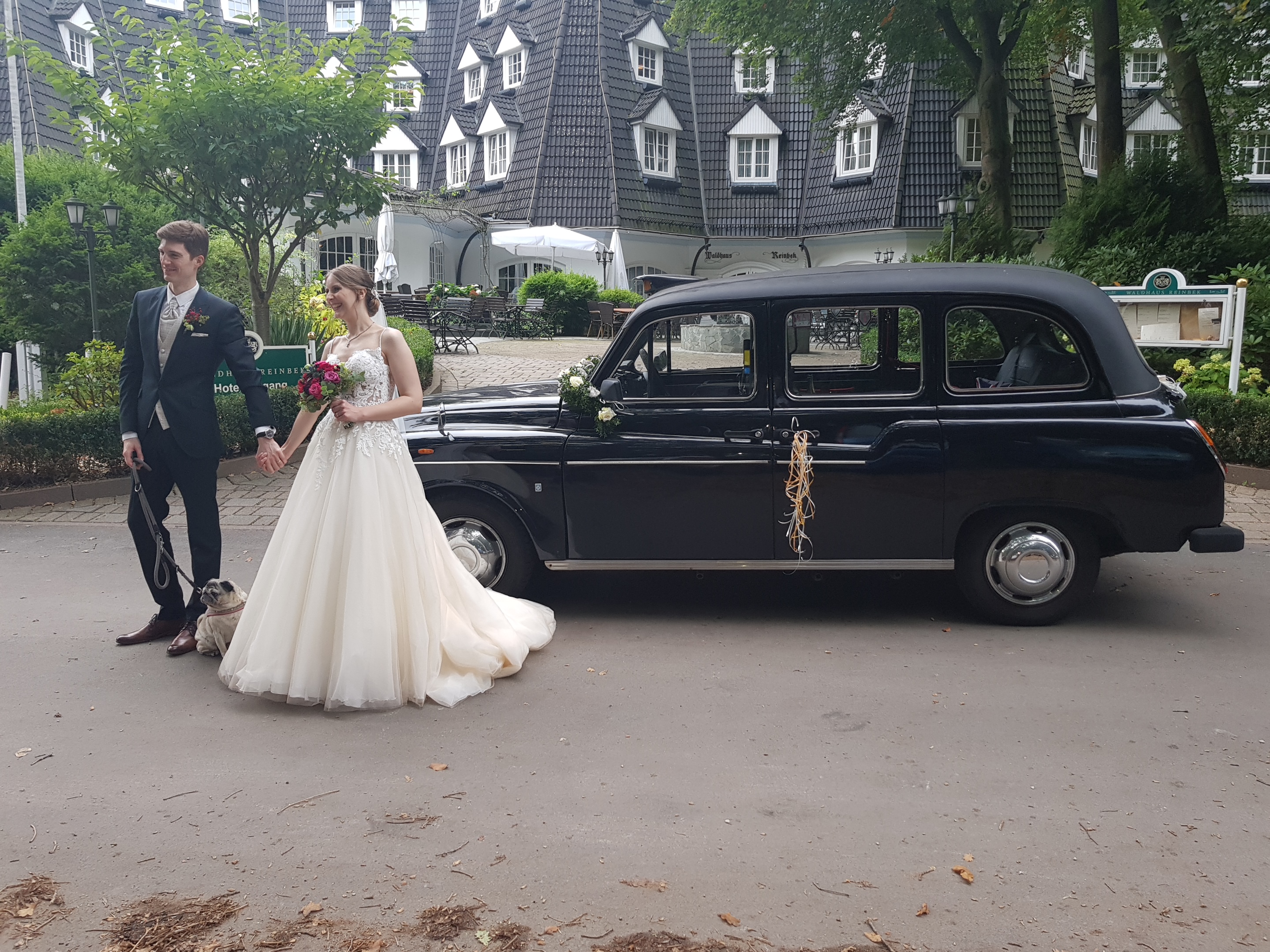 Hochzeitsauto: London Taxi, Oldtimer, schwarz