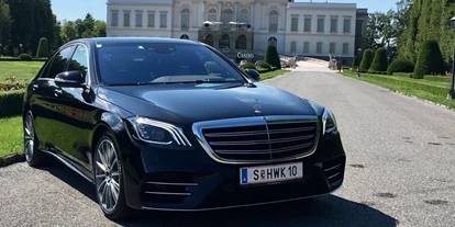 Hochzeitsauto-Vermietung - Versicherung: Vollkasko - Eugendorf - Mercedes S-Klasse von HWK Salzburg Limousinenservice