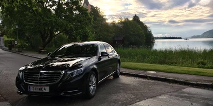 Hochzeitsauto-Vermietung - Versicherung: Vollkasko - Eugendorf - Mercedes S-Klasse von HWK Salzburg Limousinenservice