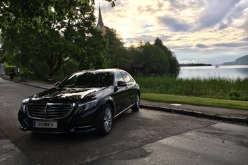 Hochzeitsauto: Mercedes S-Klasse von HWK Salzburg Limousinenservice