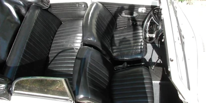 Hochzeitsauto-Vermietung - Einzugsgebiet: national - Wien-Stadt - VW Käfer Cabrio Karmann Baujahr 1967 in weiss für Ihre Traumhochzeit - VW Käfer Karmann Cabrio von Handel & Vermietung Schratzenthaller e.U.