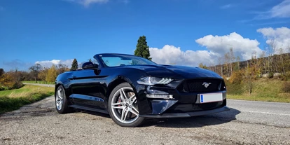 Hochzeitsauto-Vermietung - Einzugsgebiet: national - Wien-Stadt - Ford Mustang GT5.0 Cabrio - Ford Mustang GT5.0 Cabrio von Autovermietung Ing. Alfred Schoenwetter