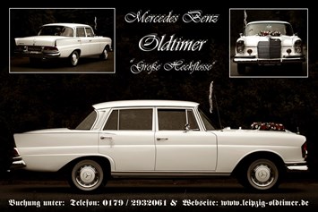 Hochzeitsauto: Mercedes Benz W111 von Leipzig-Oldtimer.de - Hochzeitsautos mit Chauffeur