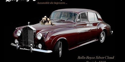 Hochzeitsauto-Vermietung - PLZ 04277 (Deutschland) - Rolls-Royce Silver Cloud II von Leipzig-Oldtimer.de - Hochzeitsautos mit Chauffeur