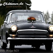 Hochzeitsauto - Wolga M21 von Leipzig-Oldtimer.de - Hochzeitsautos mit Chauffeur