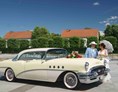 Hochzeitsauto: 1955er Buick Roadmaster Coupe. Ein Traumauto, weisse Ledersitze. - Buick von Classic 55