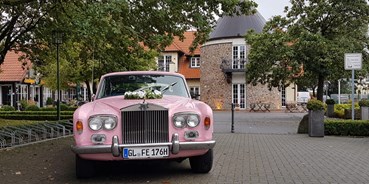 Hochzeitsauto-Vermietung - Farbe: Pink - Rolls Royce Silver Shadow von Hollywood Limousinen-Service