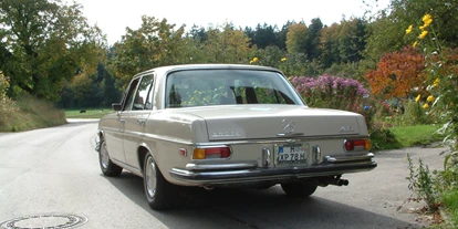 Hochzeitsauto-Vermietung - Art des Fahrzeugs: Oberklasse-Wagen - PLZ 82194 (Deutschland) - Mercedes Benz 280 SE 4.5 von Classic Roadster München