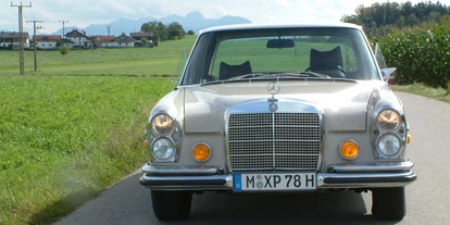 Hochzeitsauto-Vermietung - Art des Fahrzeugs: Oberklasse-Wagen - PLZ 82194 (Deutschland) - Mercedes Benz 280 SE 4.5 von Classic Roadster München