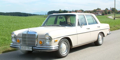 Hochzeitsauto-Vermietung - Art des Fahrzeugs: Oberklasse-Wagen - PLZ 82194 (Deutschland) - Mercedes Benz 280 SE 4.5 von Classic Roadster München