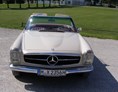 Hochzeitsauto: Mercedes Benz 230 SL von Classic Roadster München