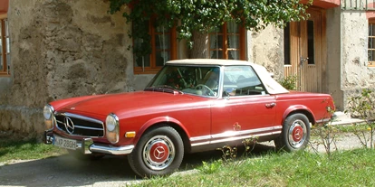 Hochzeitsauto-Vermietung - Art des Fahrzeugs: Oberklasse-Wagen - PLZ 82194 (Deutschland) - Mercedes Benz 280 SL