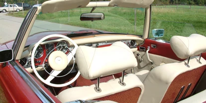 Hochzeitsauto-Vermietung - Art des Fahrzeugs: Oberklasse-Wagen - PLZ 82194 (Deutschland) - Mercedes Benz 280 SL