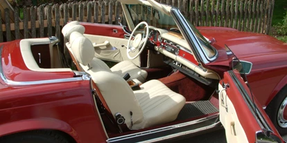 Hochzeitsauto-Vermietung - Art des Fahrzeugs: Oberklasse-Wagen - PLZ 82194 (Deutschland) - Mercedes Benz 280 SL