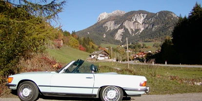 Hochzeitsauto-Vermietung - Art des Fahrzeugs: Oberklasse-Wagen - PLZ 82194 (Deutschland) - Mercedes Benz 450 SL