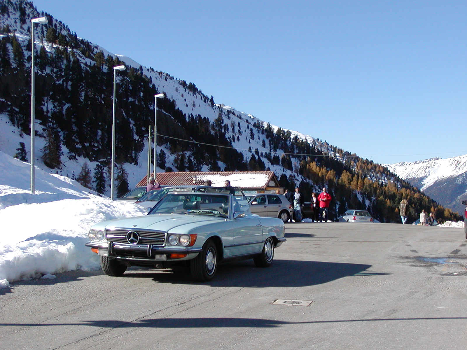 Hochzeitsauto: Mercedes Benz 450 SL