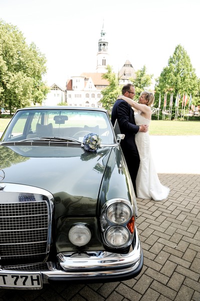 Hochzeitsauto-Vermietung - Shuttle Service - Niedersachsen - Mercedes-Benz 280 SE von THULKE classic
