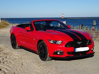 Hochzeitsauto-Vermietung - Marke: Ford - Großbeeren - yellowhummer Ford Mustang GT 