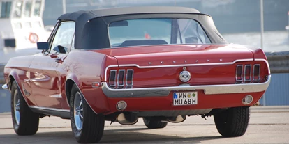 Hochzeitsauto-Vermietung - Art des Fahrzeugs: Cabriolet - Berlin-Stadt Tempelhof - yellowhummer Ford Mustang Oldtimer
