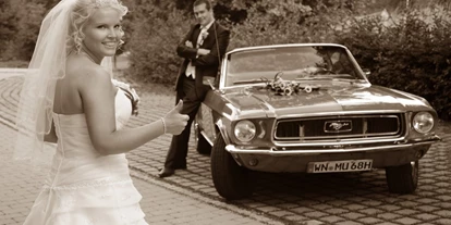 Hochzeitsauto-Vermietung - Einzugsgebiet: national - Weiterstadt - yellowhummer Ford Mustang Oldtimer