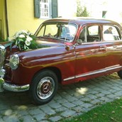 Hochzeitsauto - Mercedes Ponton 180D Baujahr 1957 für Hochzeiten zum selber fahren. - Mercedes Ponton 180D - Der Oldtimerfahrer