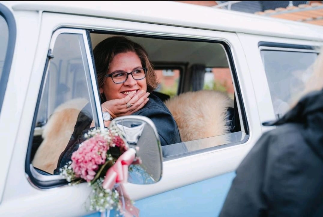 Hochzeitsauto: VW Oldtimer Bulli T2 