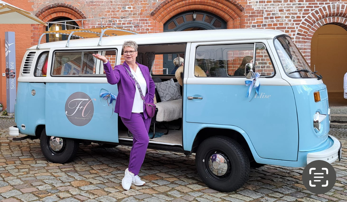 Hochzeitsauto: VW Oldtimer Bulli T2 