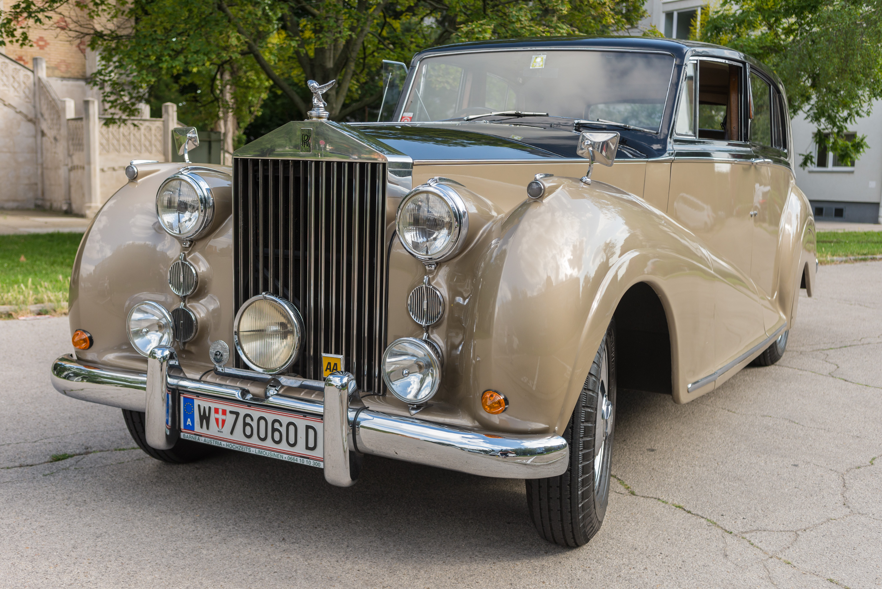 Hochzeitsauto-Vermietung - Einzugsgebiet: national - Wien-Stadt - Rolls Royce Silver Wraith
