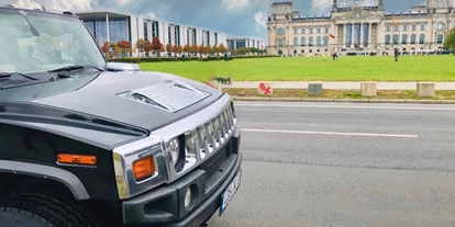 Hochzeitsauto-Vermietung - Shuttle Service - Berlin-Stadt Tempelhof - schwarze Hummer-Stretchlimousine