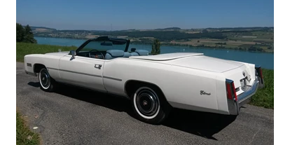 Hochzeitsauto-Vermietung - Chauffeur: nur mit Chauffeur - Kirchleerau - ....Cadillac Eldorado....       ....Cabrio !!!            Unvergessliche Momente !!!