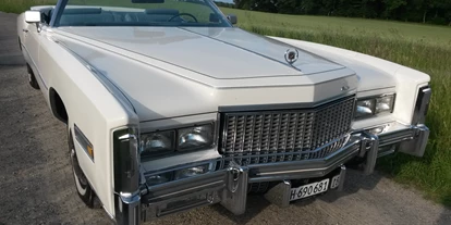 Hochzeitsauto-Vermietung - Chauffeur: nur mit Chauffeur - Kirchleerau - ....Cadillac Eldorado....       ....Cabrio !!!            Unvergessliche Momente !!!