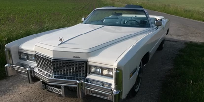 Hochzeitsauto-Vermietung - Chauffeur: nur mit Chauffeur - Kirchleerau - ....Cadillac Eldorado....       ....Cabrio !!!            Unvergessliche Momente !!!