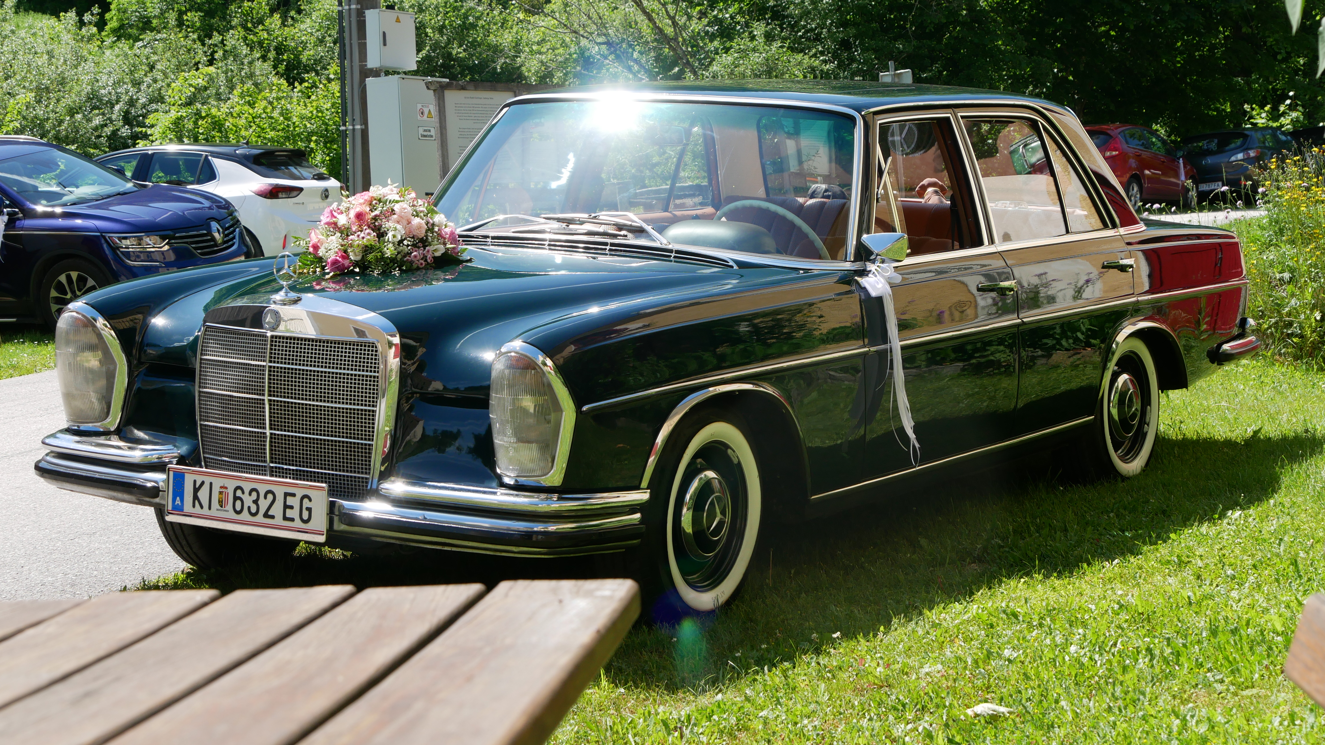 Hochzeitsauto: Mercedes 250SE W108 (S-Klasse)