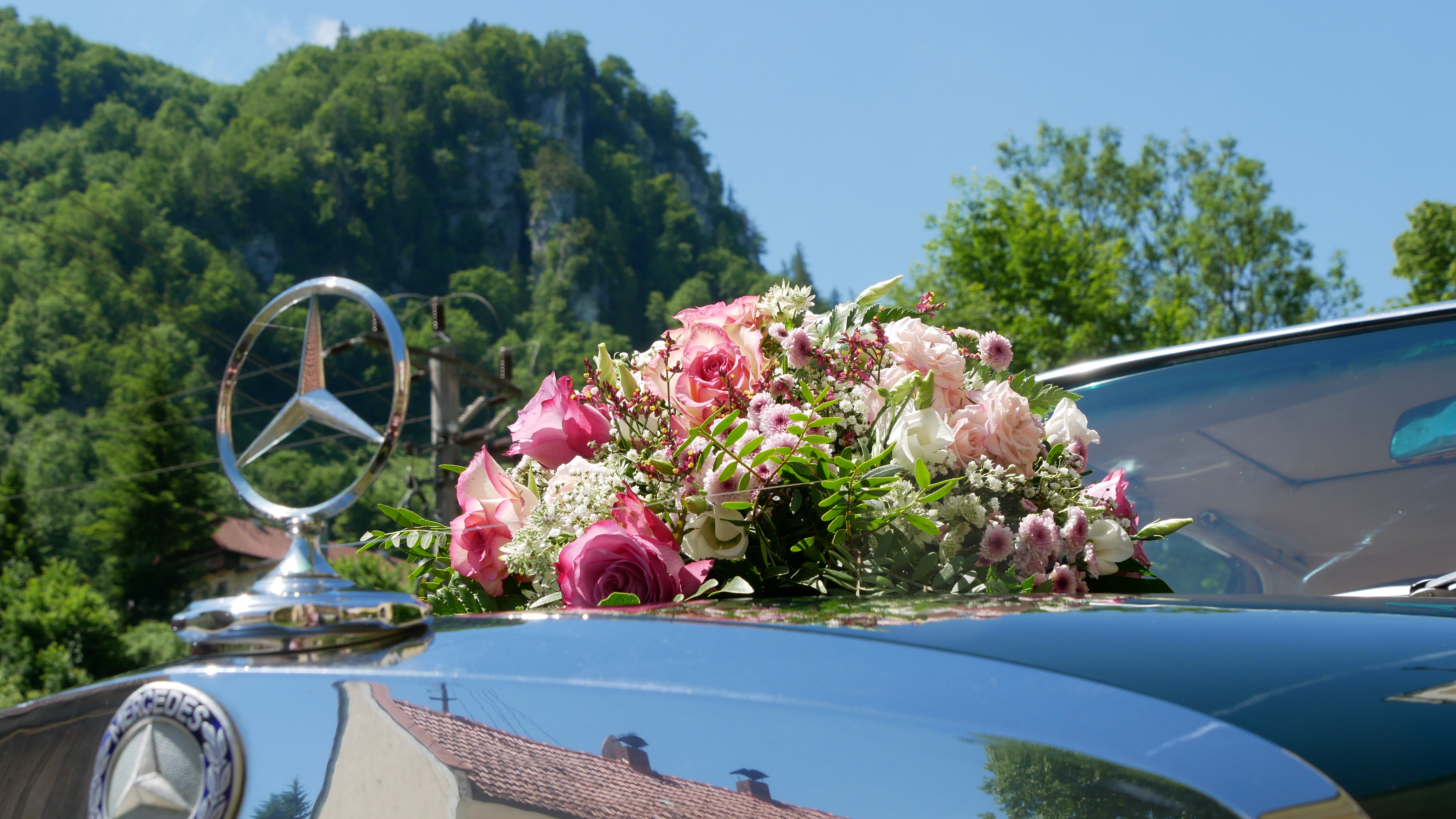 Hochzeitsauto: Mercedes 250SE W108 (S-Klasse)