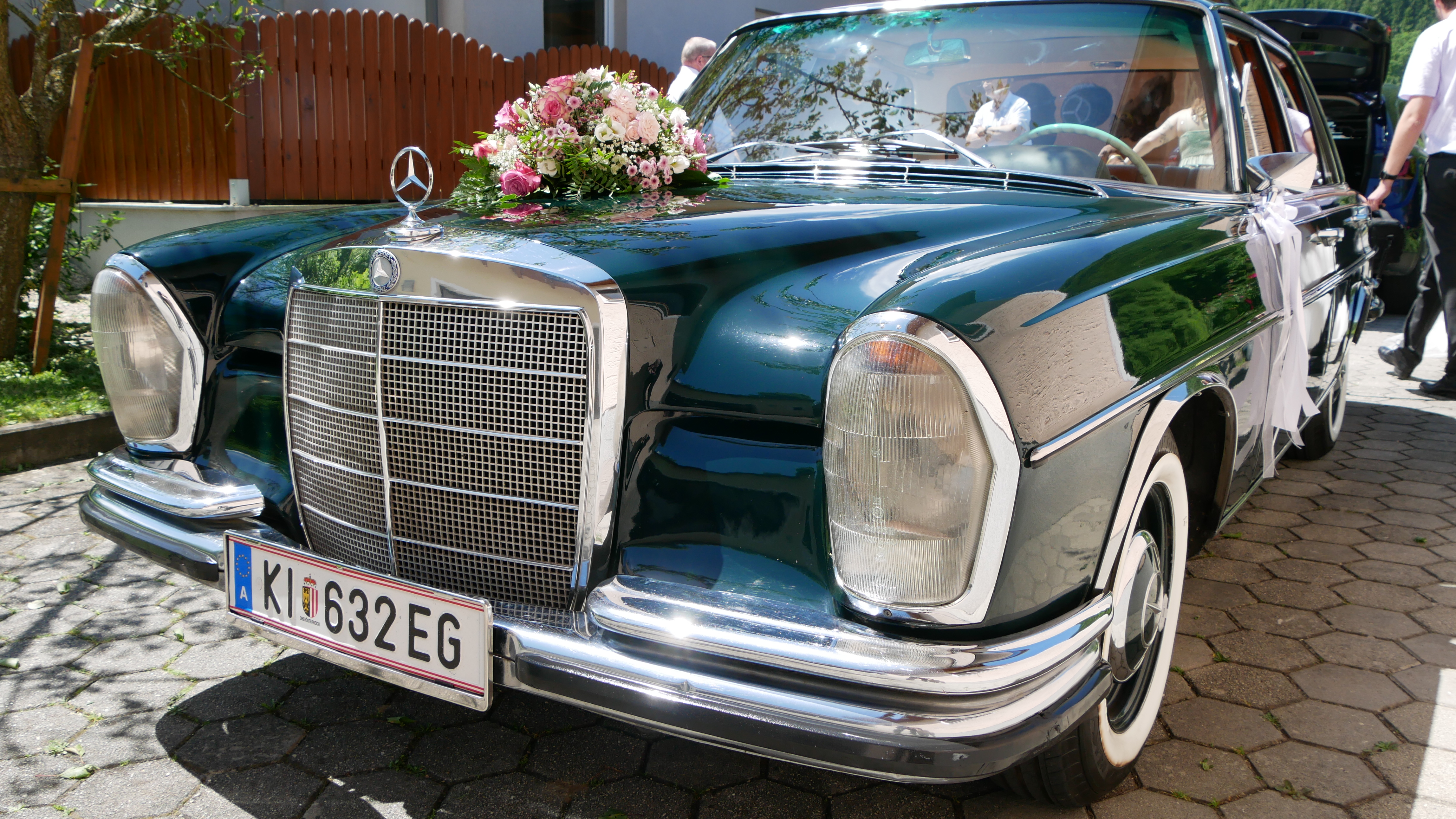 Hochzeitsauto: Mercedes 250SE W108 (S-Klasse)