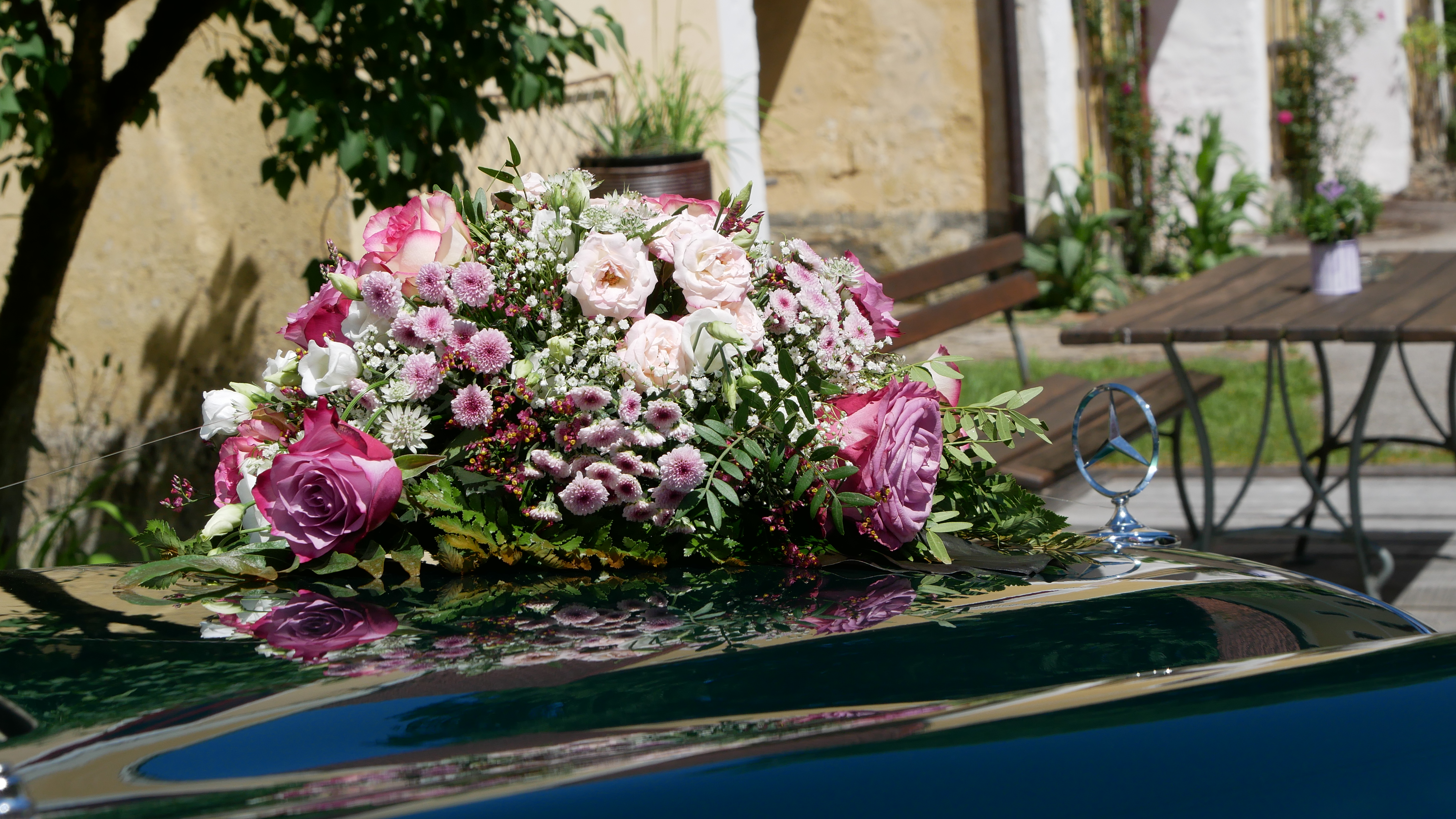 Hochzeitsauto: Mercedes 250SE W108 (S-Klasse)