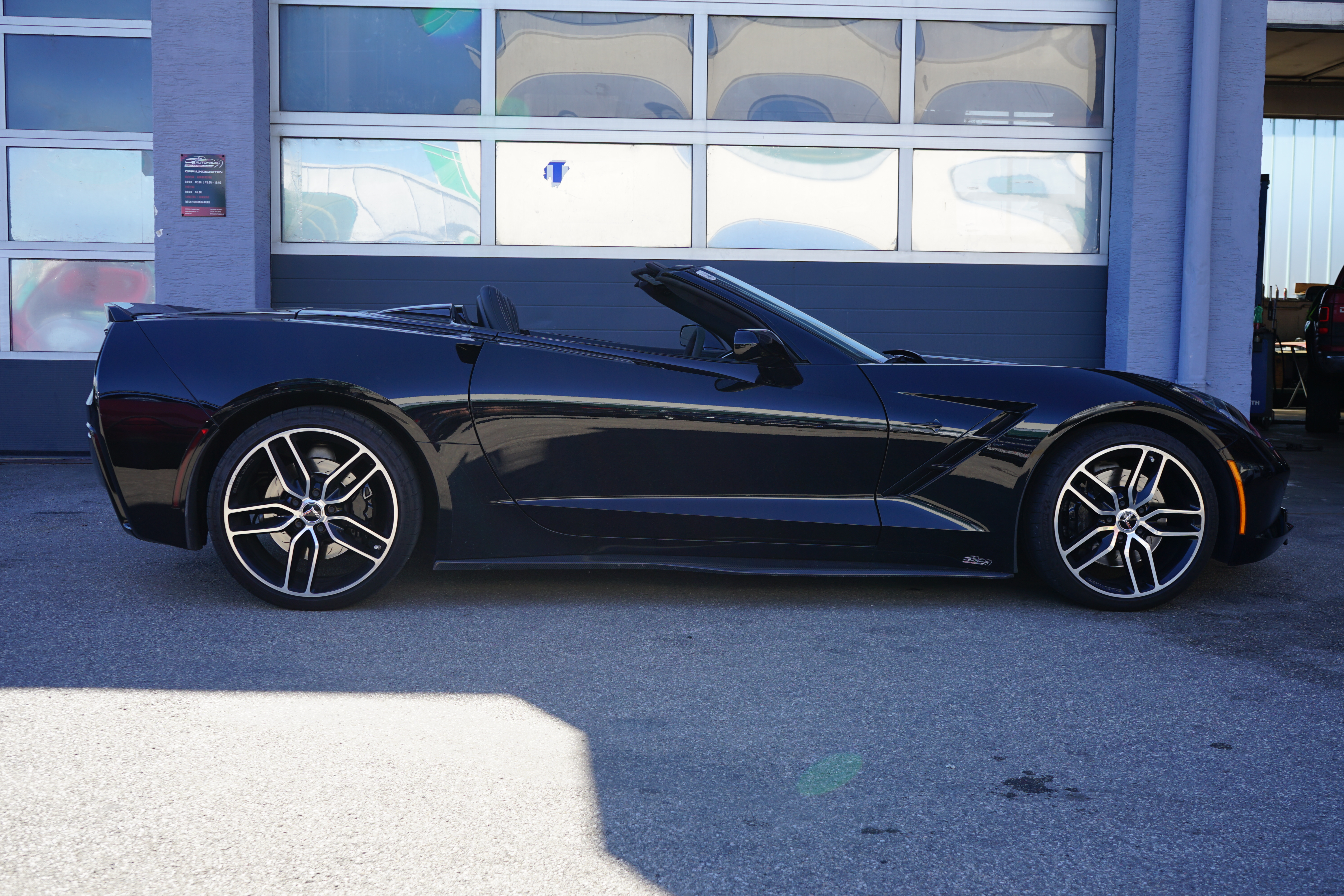 Hochzeitsauto-Vermietung - Versicherung: Vollkasko - Eugendorf - Chevrolet Corvette C7 Cabrio