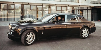 Hochzeitsauto-Vermietung - Einzugsgebiet: national - Wien-Stadt - Rolls Royce Phantom mieten Wien - E&M Stretchlimousine mieten Wien