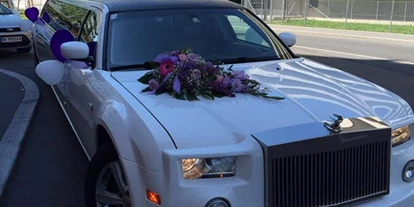 Hochzeitsauto-Vermietung - Einzugsgebiet: national - Wien-Stadt - Hochzeitslimousine mieten - E&M Stretchlimousine mieten Wien