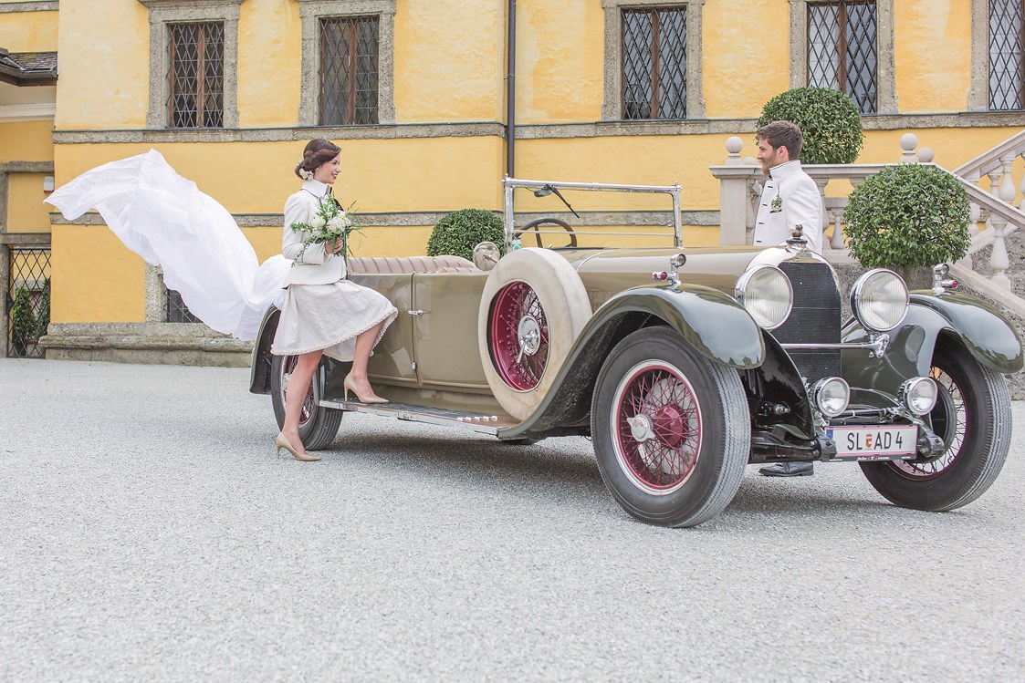 Hochzeitsauto: Ein Austro Daimler Baujahr 1929  - fahr(T)raum - historisches Automobil