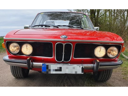 Hochzeitsauto-Vermietung - PLZ 80999 (Deutschland) - Front - Bmw Oldtimer E9 3,0l CSI