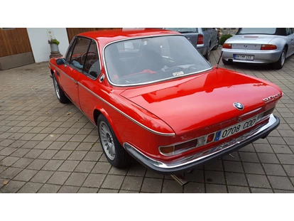 Hochzeitsauto-Vermietung - PLZ 80999 (Deutschland) - Heck  - Bmw Oldtimer E9 3,0l CSI