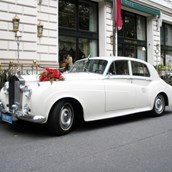 Hochzeitsauto - Rolls Royce Silver Cloud I in den Straßen Wiens. - Rolls Royce Silver Cloud I - Dr. Barnea