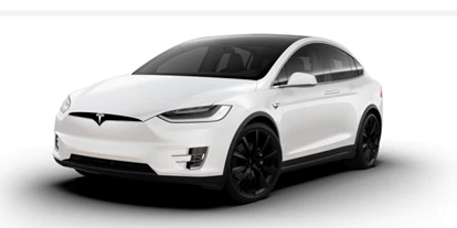 Hochzeitsauto-Vermietung - Shuttle Service - Berlin-Stadt Tempelhof - TESLA Model X P100D weiß