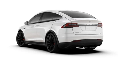 Hochzeitsauto-Vermietung - Shuttle Service - Berlin-Stadt Tempelhof - TESLA Model X P100D weiß